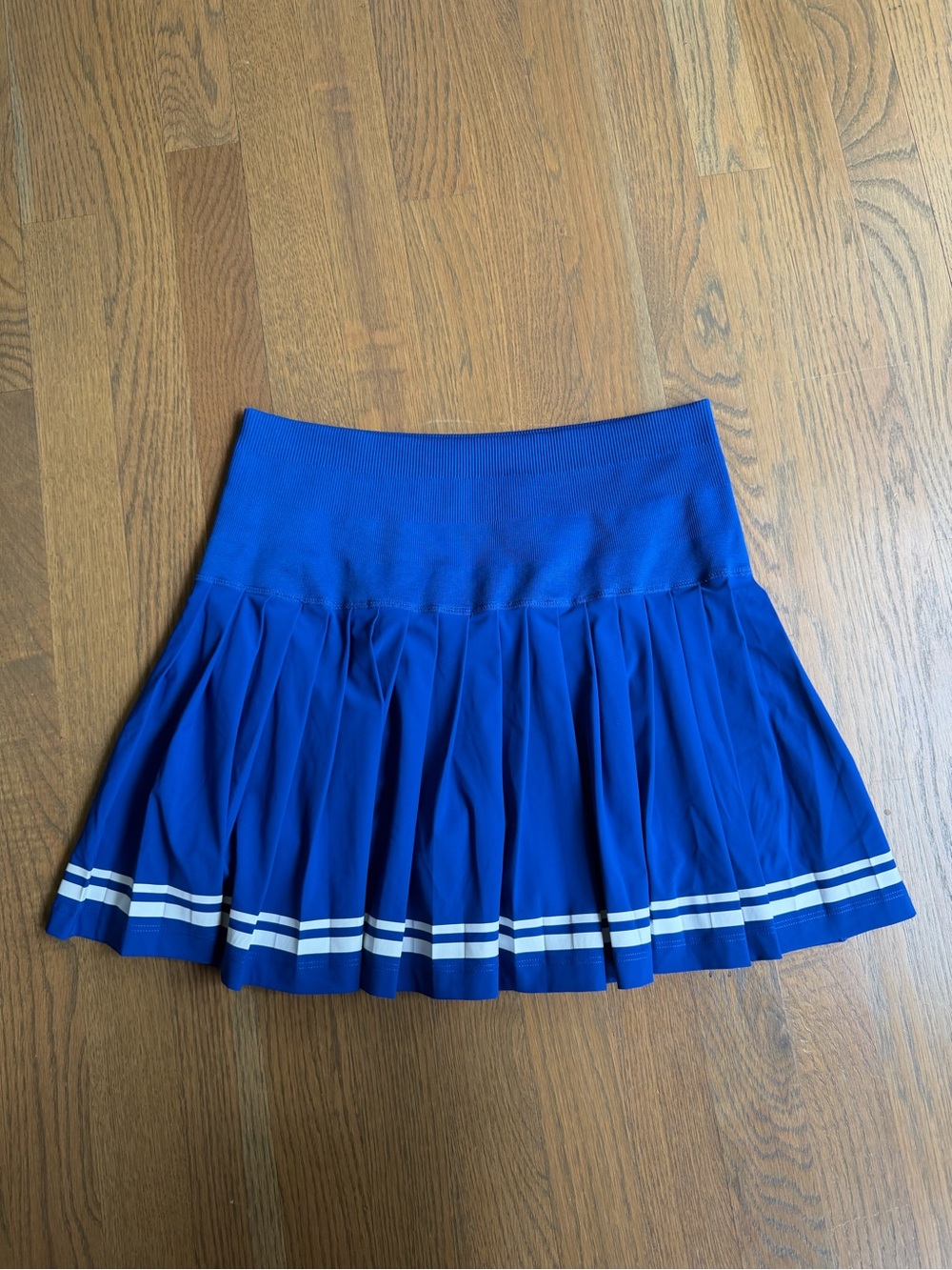 Wilson Midtown Tennis Skirt & Brami SET Royal Blue w White Stripe Small & Medium - Picture 2 of 15
